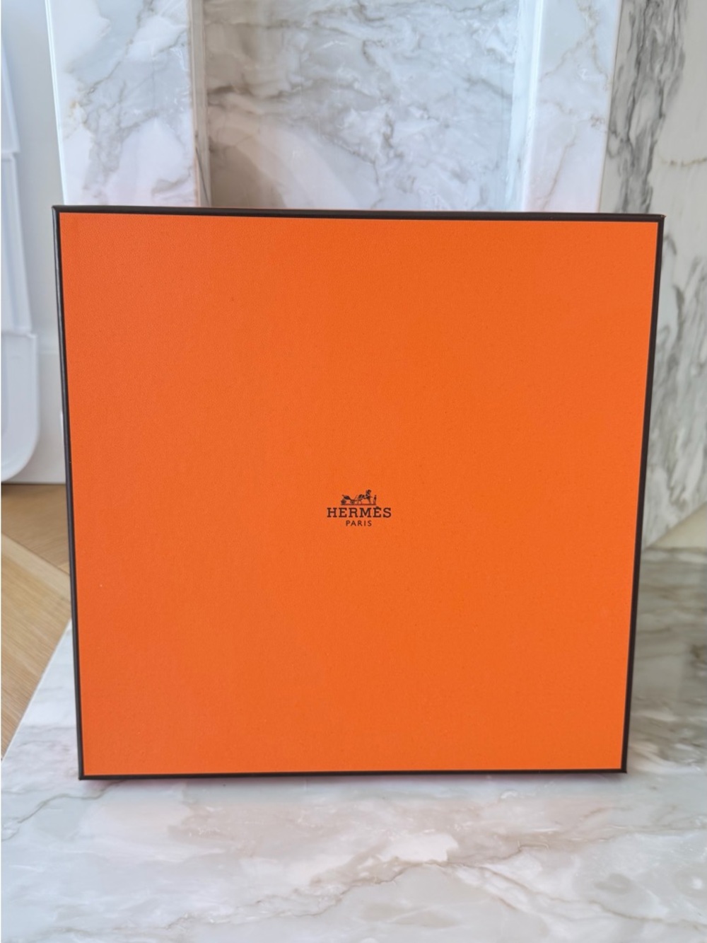 Hermes Orange Signature Box